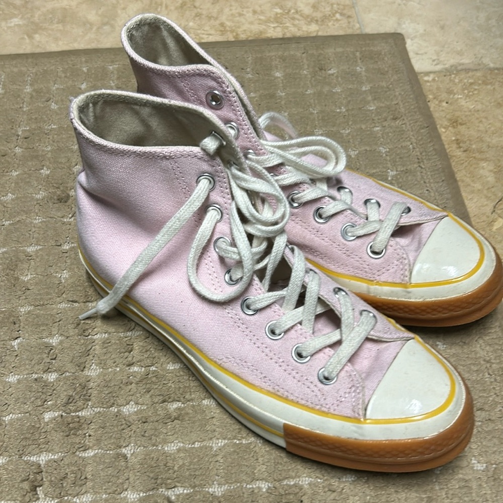 Pink Converse High Tops